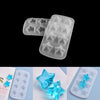 Star Silicone Mold -Star Resin Molds - Five Pointed Resin Star Mold- 8 Grids Star Ice Cube Mold - Star Beads Mold- Epoxy Resin Star Mold