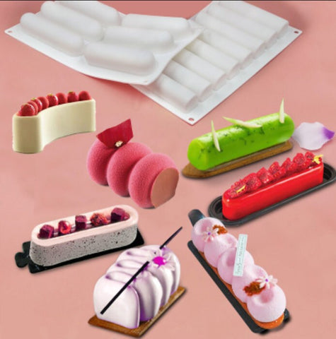 Dessert Silicone Mold - Cake Mould - 3d Mousse Mold - Baking Moule - Round Chocolate Mold - Fondant Baking Mold