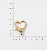 Heart Shaped Lobster Claw Clasps Gold Silver - Jewelry Making Craft Supplies DIY