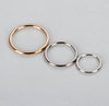 Metal O-Rings - Welded Metal Loops – Round Formed Rings – Gold Silver Macramé and Crafting Loop – Heavy Duty Multiple Sizes - Circle Buckle