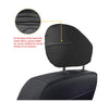 2 Pcs Customized Head Rest - Personalized Car Headrest Covers - Custom Name Logo Design - Made to Order Car Seat - Gift for Car Lover