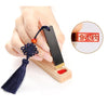 Custom Rectangle Japanese Name Stamp - Japanese Hanko Chop - Chinese Name Stamp - Chinese Name Seal - Personalized Wood Japanese Stationery