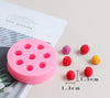 Raspberries Mold - Silicone Mold - Soap Mold - Candle Mold - Embed Fruit mold - Berries Mold - Raspberry Mold - Sugarcraft Fondant Resin