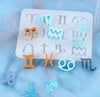 Constellation Mold - Zodiac Symbols Mold - Zodiac Signs Pendant Resin Mold - Resin Molds UV Resin Epoxy Silicone Mold for Resin