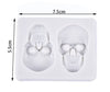 2D Skull Silicone Mold, Silicone Mold, Resin Mold, Cake Mold, Chocolate Mold, Soap Mold, Candle Plaster Decoration Tools, Polymer Clay
