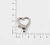 Heart Shaped Lobster Claw Clasps Gold Silver - Jewelry Making Craft Supplies DIY