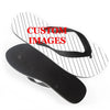 Personalized Slippers - Custom Photo Flip Flop Gift - Sandals for your Company, Event or Wedding - Custom Slides - Design Your Own Flipflops