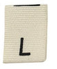 White Cream Clothing Size Labels - Woven Size Tag - T-Shirt Size Tabs - Folded Labels - XS S M L XL XXL 3XL 4XL - 70 80 90 100 110 120 130