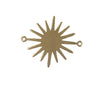 Sun Connectors - Star Charms - Celestial Jewelry Findings Links Earring Supplies - Earring Accessories - Earring Pendant - Sun Shape