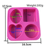 Soap Mold - Round Oval Square Heart Silicone Soap Mold - Plaster Mold Ice Mold Silicone Mold Chocolate Mold - Polymer Clay Resin Moulds