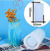 Vase Silicone Mold, Silicone Flower Vase Mold, Home Decor Stripe Vase Mold, Diy Resin Plaster Cement Concrete Vase Moulds Container