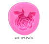 Rose Mold - Flower Resin Clay Mold - Silicone Rubber, Fondant, Chocolate, Soap, Wax, Decorating Tools Sugarcraft Cake, Polymer, Candy Baking