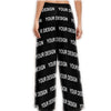 Custom Pants, Custom Trousers, Personalized Pajamas, High Waist Wide Leg, Unisex, Gift for Him Her Wife Girlfriend, Funny Gift for Women