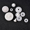 50 Pcs Doll and Teddy Bear Joints, Plastic, 15 mm - 45 mm , DIY Craft Joints, White Joints, Animal Craft, TeddyBear Craft Project Supplies