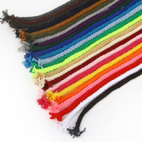 85 Meters Twisted Cord - 5 mm Braided Rope Soutache Trimming Edging Piping - Crafting Cord - Fiber Art Cotton DIY Rope - Cord Trim - Green