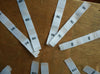 50 White Clothing Size Labels - Number Woven Size Tag - T-Shirt Size Tabs - Folded Labels - 50 56 62 68 74 80 86 92 98 104 110 116 122 128