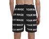 Custom Swimming Shorts Men Swimwear Personalized Men Bathing Suit Beach Shorts Face Swim Trunk Party Vacation Father's Day Gift for Dad