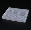 Oval Silicone Mold - Jewelry Making - Cabochon Making - Gem Silicone Mold - UV Resin Casting Clay Embellishment Epoxy Nail Art Crafts