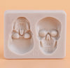 2D Skull Silicone Mold, Silicone Mold, Resin Mold, Cake Mold, Chocolate Mold, Soap Mold, Candle Plaster Decoration Tools, Polymer Clay