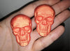 2D Skull Silicone Mold, Silicone Mold, Resin Mold, Cake Mold, Chocolate Mold, Soap Mold, Candle Plaster Decoration Tools, Polymer Clay