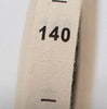 White Cream Clothing Size Labels - Woven Size Tag - T-Shirt Size Tabs - Folded Labels - XS S M L XL XXL 3XL 4XL - 70 80 90 100 110 120 130