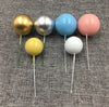 Ballon Cake Topper - Cake Decorations -Baby Shower Kids Birthday Party Cake - Cupcake - Wedding Decor, Gold, Silver, Pink, Blue, White