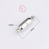 Magnetic Clasps for Leather Bracelet, Stainless Steel Magnet Clasp Closure, Jewelry Making DIY Accessories