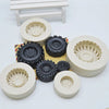 4 Tire Wheel Mold, Cake Decorations, Cup Caker Toppers, Candy, Chocolate Tires, Truck Tire Mold, Truck Tyre Shape Silicone Mold Sugarcraft