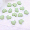 20 Pcs Heart Cabochon - Mini Matte Heart Flatback - Nail Art - Embellishments DIY Craft Supplies - Nail Hearts Tiny Hearts Scrapbooking