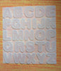 Alphabet Silicone Mold - Initial Mold For Key Chains, Bracelets, Bangles, House Numbers Mold, Diy Resin, Crafts, Casting Epoxy Resin Mold