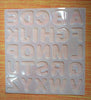Alphabet Silicone Mold - Initial Mold For Key Chains, Bracelets, Bangles, House Numbers Mold, Diy Resin, Crafts, Casting Epoxy Resin Mold