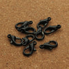 Lobster Clasps 10mm 12mm 14 16 18 21 23 mm Lobster Clasp Jewelry Clasps, Metal Clasps Necklace Supplies - Gold Bronze Black Bulk Alloy