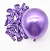 100 Pieces Chrome Balloons - Gold Silver Blue Pink Purple Green Graduation Party Decor, Baby Shower Decor, Wedding Balloons 5 Inch Balloons