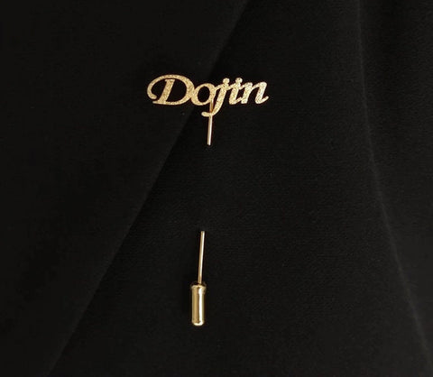 Personalized Name Lapel Pin Jewelry, Custom Name Lapel Pins, Groomsmen Gift, Groom Gift From Bride, Men's Lapel Pins, Wedding Lapel Pin