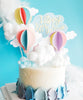 Cloud Cake Topper - Cloud Cake Decorations - Baby Shower Kids Birthday Party Cake - Cupcake - White Cloud Garland DIY Kit Balloon Wedding