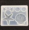 Sea Shell Mold, Silicone Mold, Seashell Cake Mold, Chocolate Mold, Cupcake Decorations Tools, Baking Tool, Star Fish, Starfish Mould