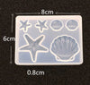 Sea Shell Mold, Silicone Mold, Seashell Cake Mold, Chocolate Mold, Cupcake Decorations Tools, Baking Tool, Star Fish, Starfish Mould