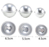 6 Pieces Bath Bomb Mold, DIY Bath Bomb Molds, Round Shaped Sphere Bath Bomb Molds for Mom, Boys, Girls, Craft Making Kit