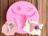 Cow Skull Mold Bull Skeleton Head Longhorn Fondant Chocolate Resin Clay Cupcake Topper DIY Party Cake Decorating Candy Gumpaste Mould