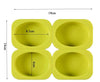 Soap Mold - 4 Cavities - Round Oval Silicone Soap Mold - Plaster Mold Ice Mold Silicone Mold Chocolate Mold - Polymer Clay Resin Moulds