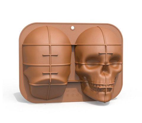 3D Skull Silicone Mold, Cake Mold, Silicone Mold, Resin Mold, Chocolate Mold, Soap Mold, Candle Plaster Decoration Tools, Polymer Clay