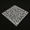 Leopard Print Stencil, Reusable Sheet, Art, Cake Decoration, Craft, DIY, Hobby, Scrapbooking, Airbrushing, Leopard Spots Pattern Wall Craft