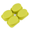 Soap Mold - 4 Cavities - Round Oval Silicone Soap Mold - Plaster Mold Ice Mold Silicone Mold Chocolate Mold - Polymer Clay Resin Moulds