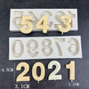 Number Mold Number Silicone Mold 0-9 Number Resin Molds Diy Epoxy Mold, Huge Mold, Number Birthday Cake Mold with Stick, Fondant Chocolate