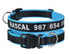 Personalized Collar, Custom Dog Collar Embroidered with Pet Name Phone Number, Pet Collar, Personalized Dog Collar, Small Medium Large Dogs