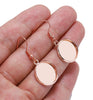 Earring Cabochon Settings, Earring Findings, Round Cab Setting, Earring Trays, Earring Stud Bezel Trays, 12 mm 14 mm 16 mm 18 mm 20 mm 25 mm