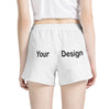 Custom Shorts - Personalized Photo Text Shorts for Women - Design Your Own Pants For Cheer, Team, Event, Yoga - Gift for Her Friend Coworker