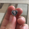 Custom Photo Beads - Personalized Heart Spacer Beads - Stainless Steel Metal Beads - Edelstahlperlen Silber Gravur - Jewelry Bracelet Making