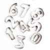 Number Cookie Cutter Set 0-8 - Sandwich Cutter - Biscuit Cutter - Biscuit Cutter - For Fondant Pastry Cooking Baking Supplies Clay