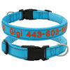 Personalized Dog Collar, Custom Collar Embroidered with Pet Name Phone Number, Reflective Pet Collar, Dog Collar, Small Medium Large Dogs